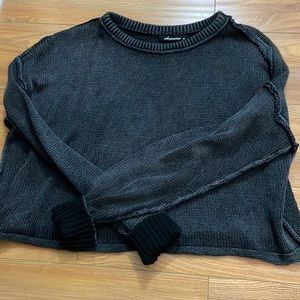 Olivaceous Boxy Sweater